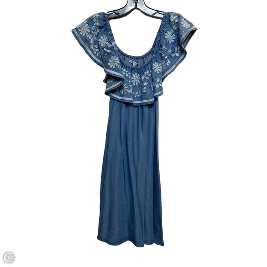 Dress Designer By Rebecca Minkoff In Blue, Size: M