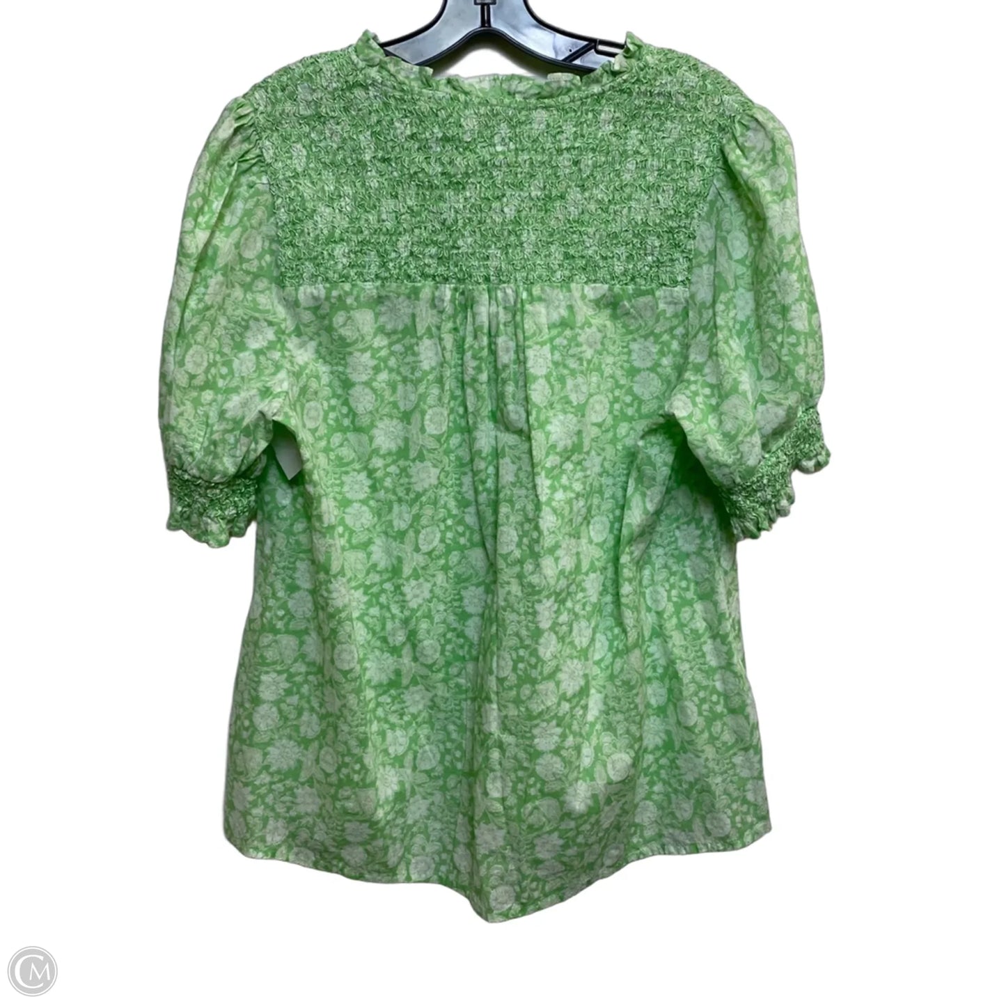 Top Short Sleeve By Crown And Ivy In Green, Size: 1x
