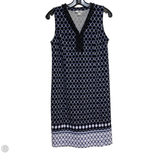 Dress Casual Short By Croft And Barrow In Black & Blue, Size: S