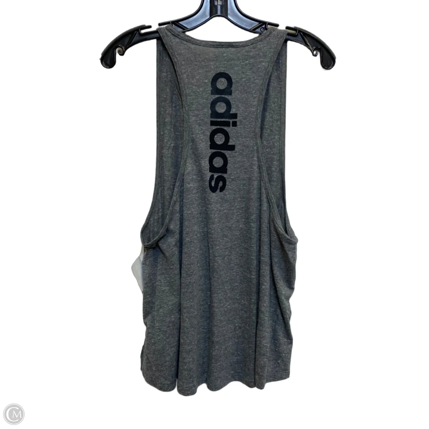 Athletic Tank Top By Adidas In Grey, Size: Xl