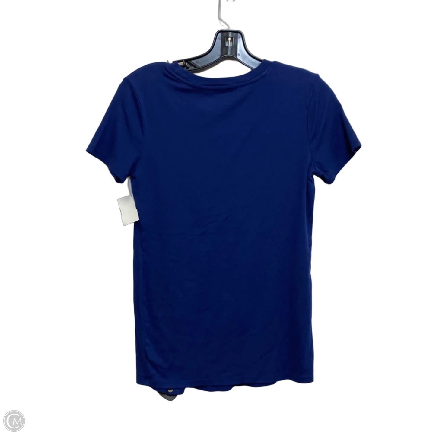 Top Short Sleeve Basic By Time And Tru In Blue, Size: M