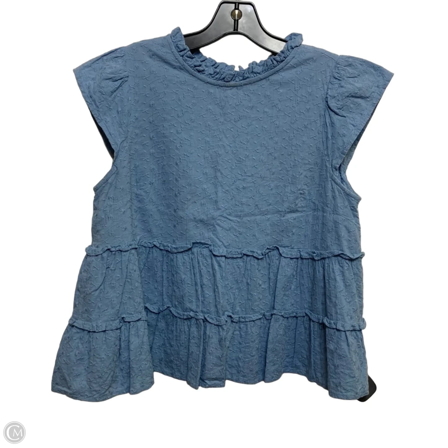 Top Sleeveless By True Craft In Blue, Size: M