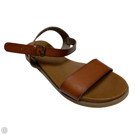Sandals Flats By Universal Thread In Brown, Size: 6