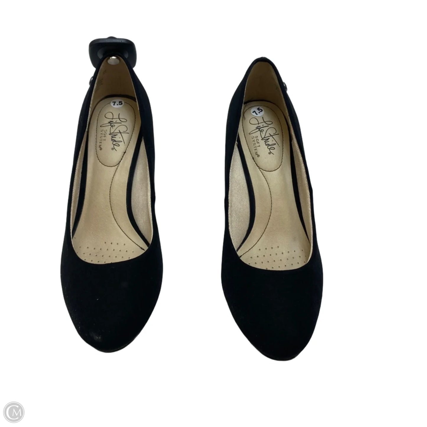 Shoes Heels Kitten By Life Stride In Black, Size: 7.5