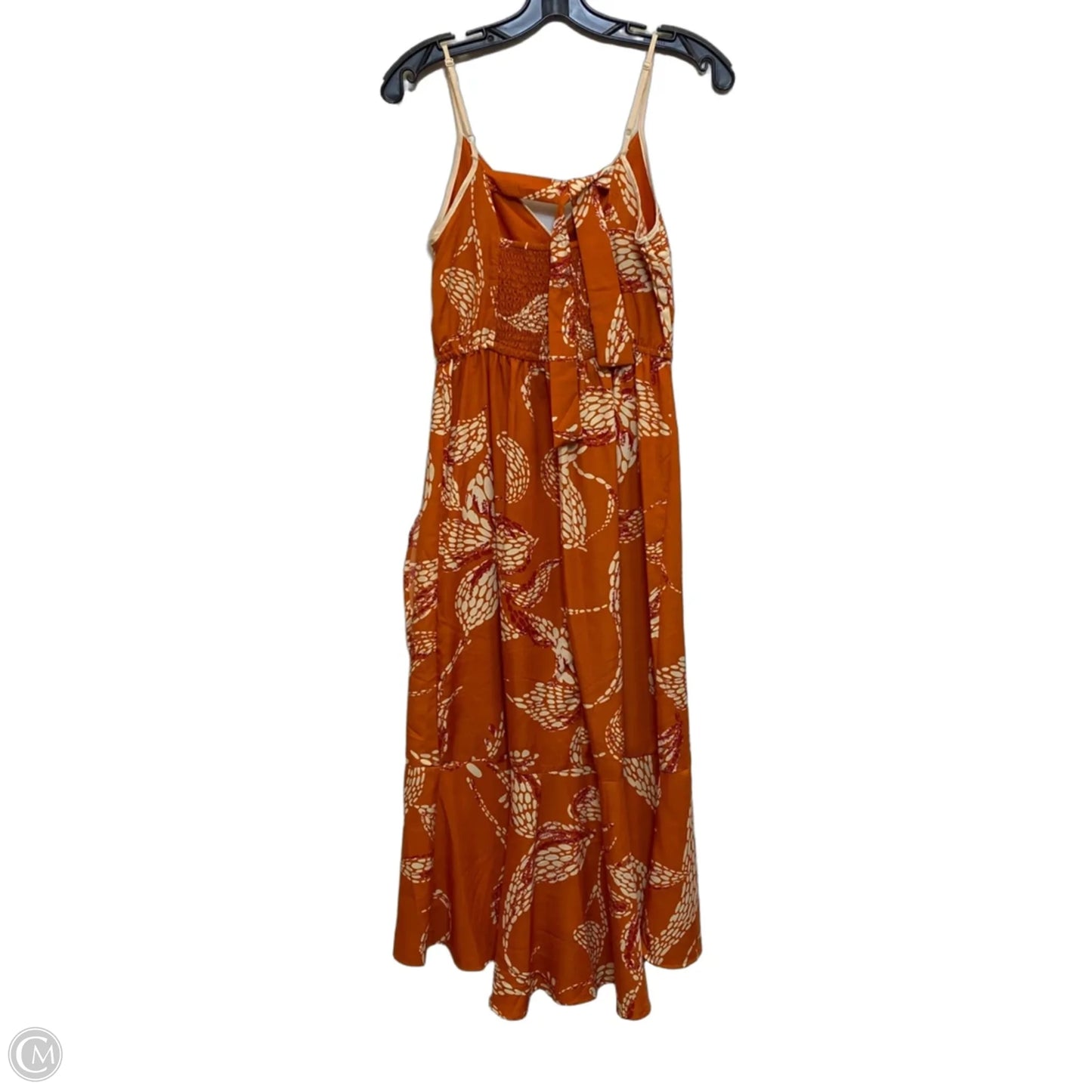 Dress Casual Midi By Band of the Free In Orange, Size: Xs