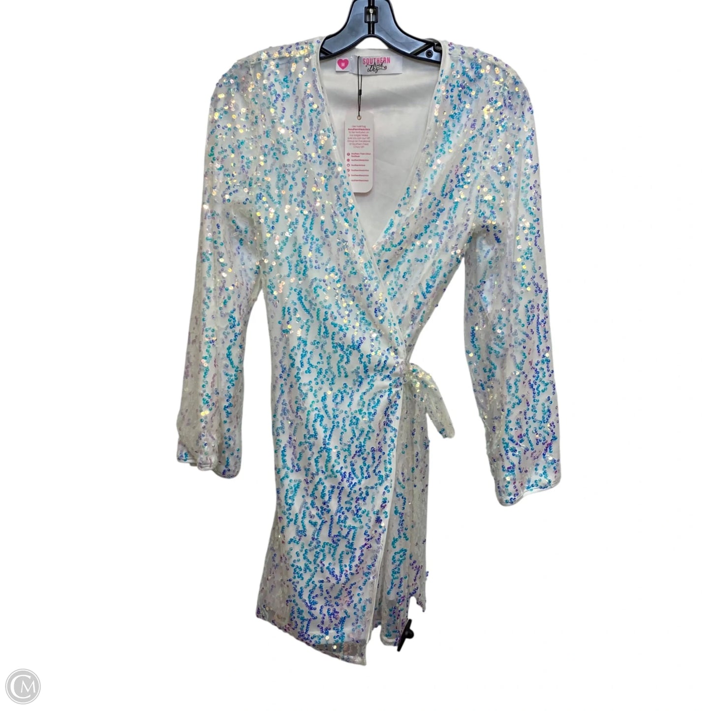 Dress Casual Short By Southern Fried Chics In White, Size: M