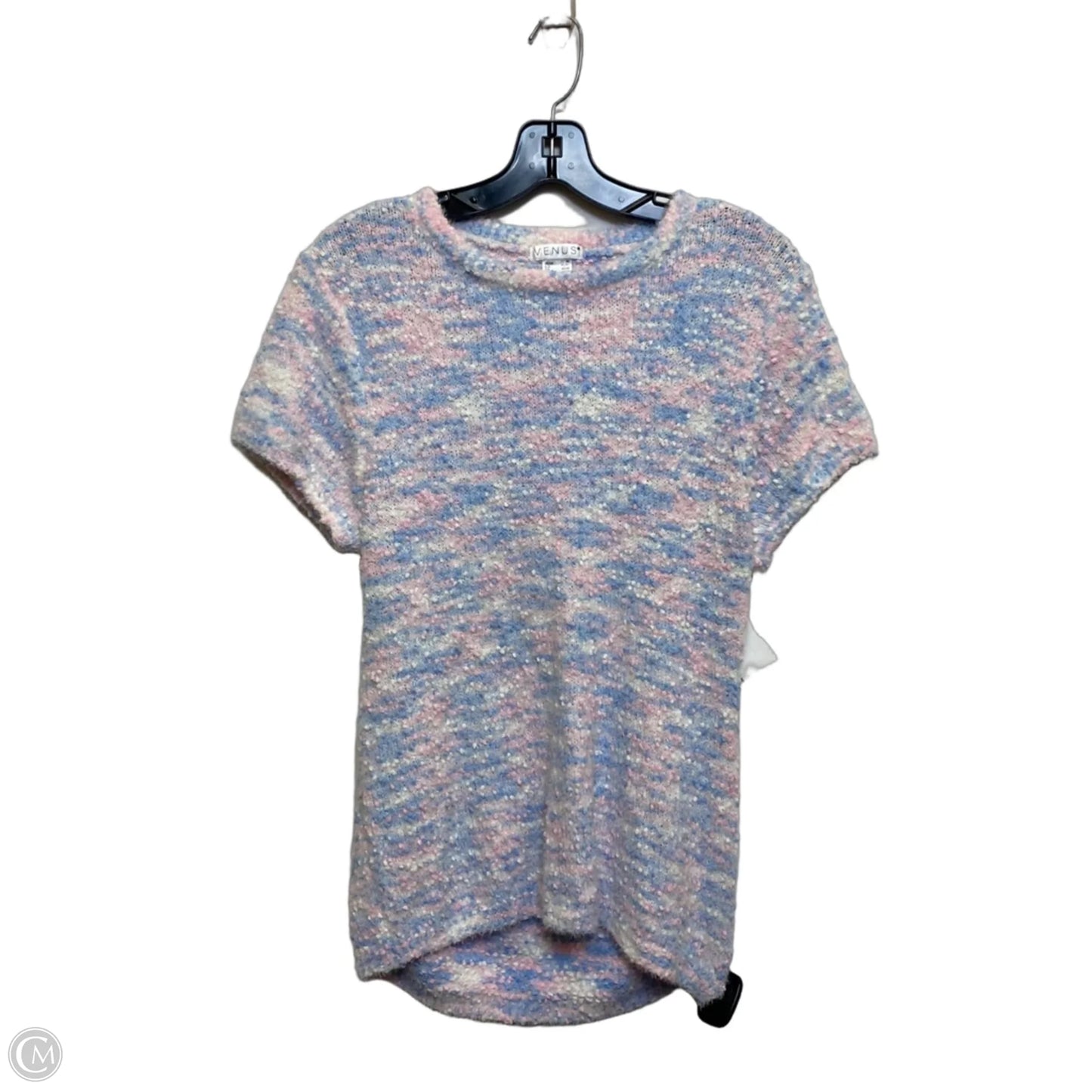 Top Short Sleeve By Venus In Blue & Pink, Size: M