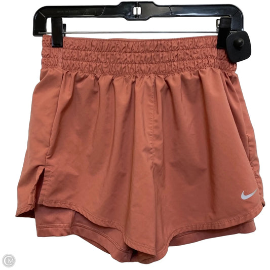 Athletic Shorts By Nike In Orange, Size: S