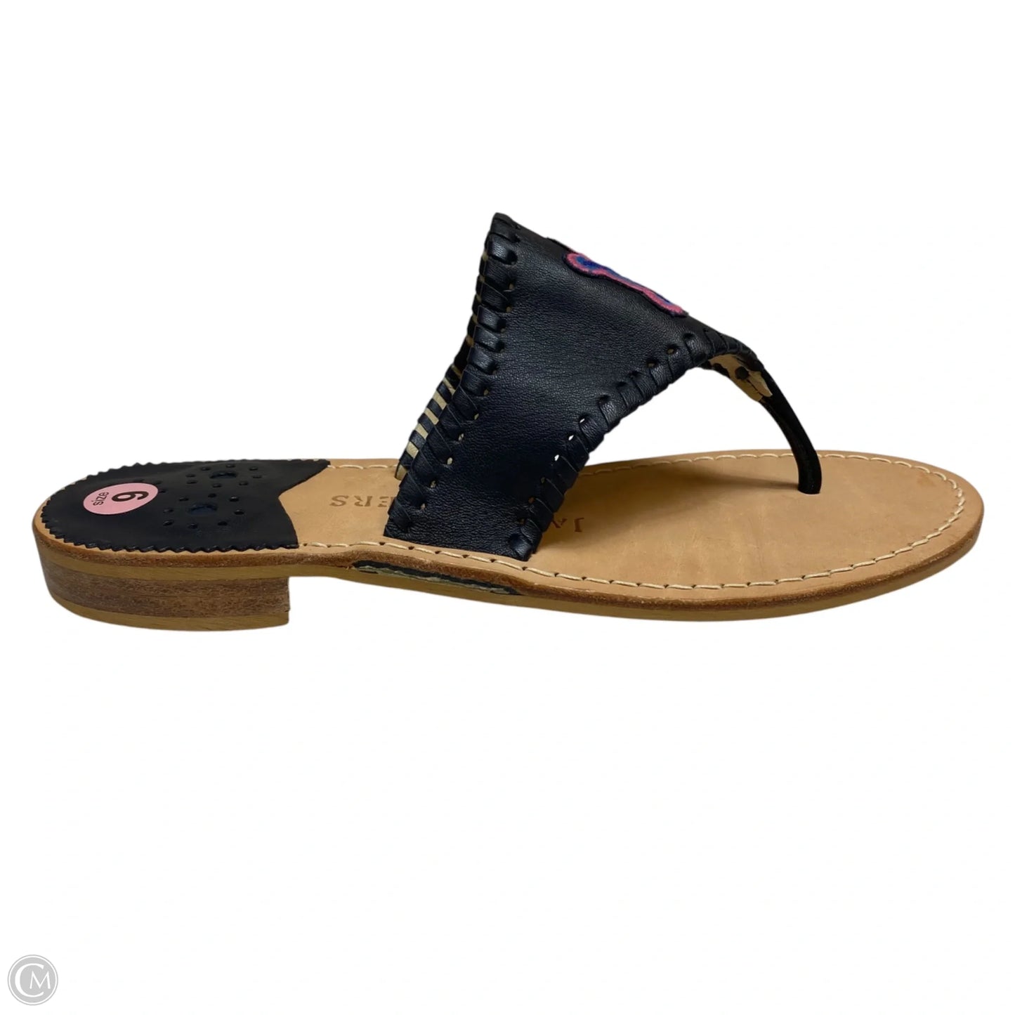Sandals Designer By Jack Rogers In Navy, Size: 9