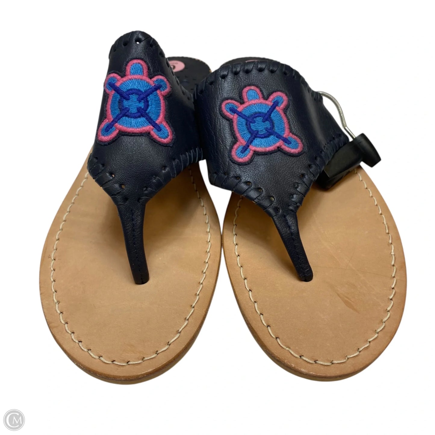 Sandals Designer By Jack Rogers In Navy, Size: 9