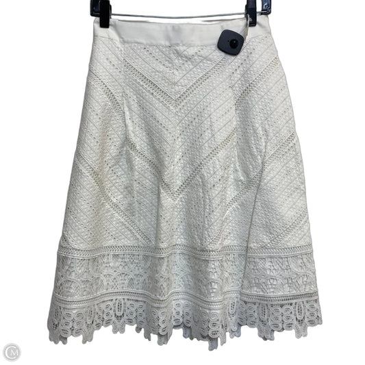 Skirt Midi By Talbots In White, Size: S