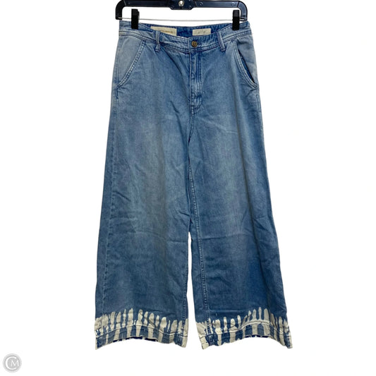 Jeans Wide Leg By Pilcro In Blue Denim, Size: 6