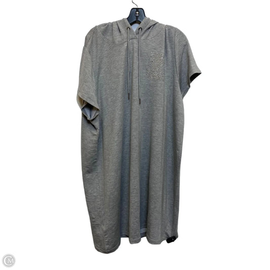 Athletic Dress By Calvin Klein In Grey, Size: 3x