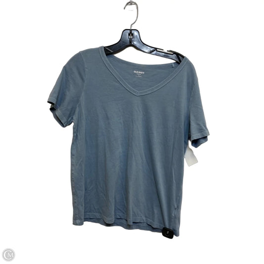 Top Short Sleeve Basic By Old Navy In Blue, Size: M