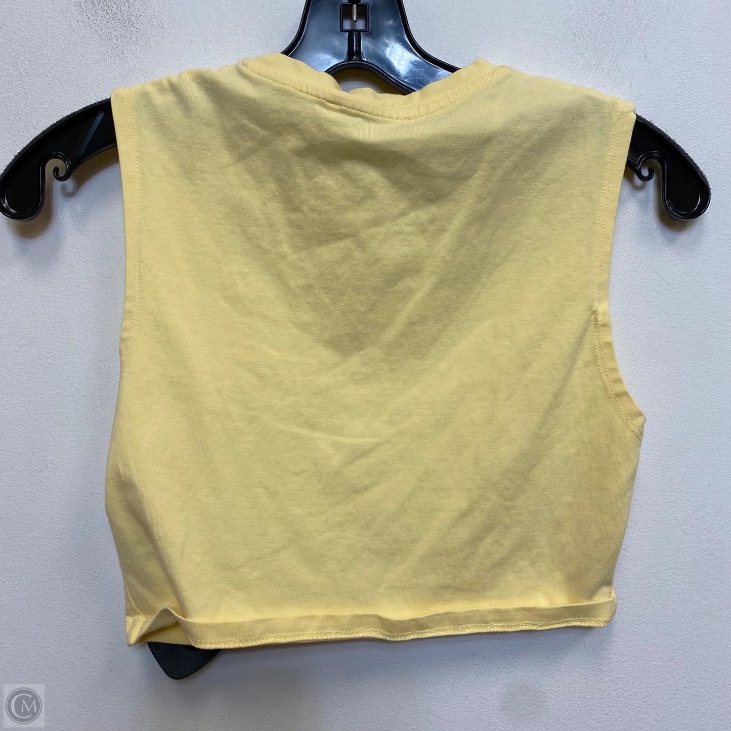 Top Sleeveless By Zara In Yellow, Size: S