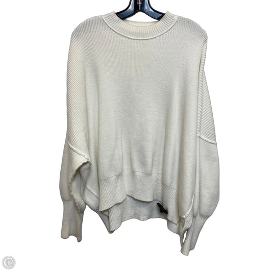 Sweater By Free People In Cream, Size: Xs