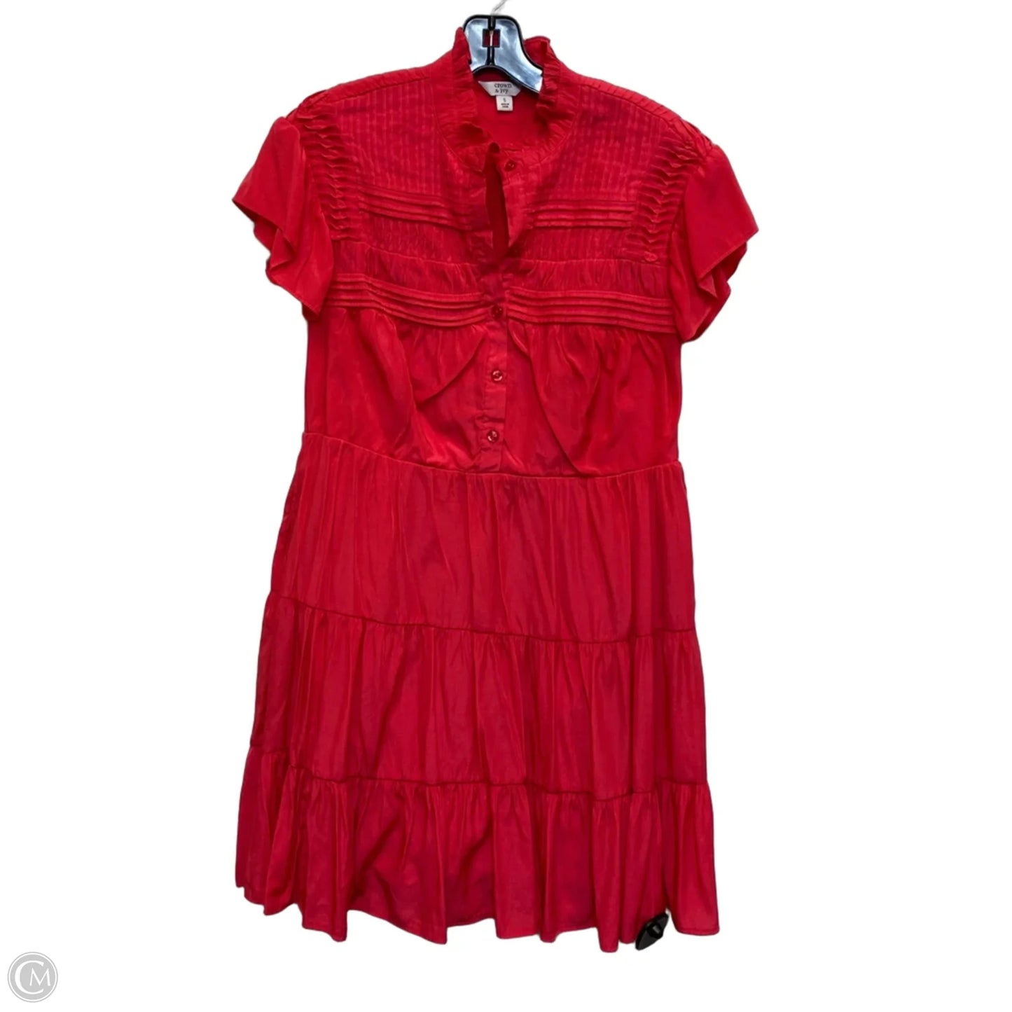 Dress Casual Short By Crown And Ivy In Pink, Size: S