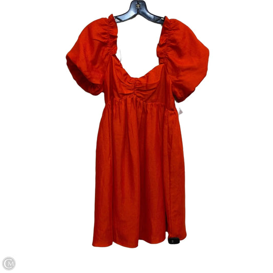 Dress Casual Short By English Factory In Orange, Size: S