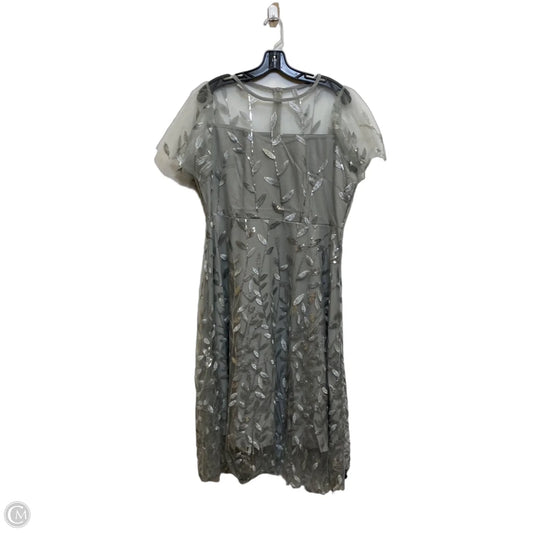 Dress Casual Midi By Ibtom Castle In Grey, Size: Xl