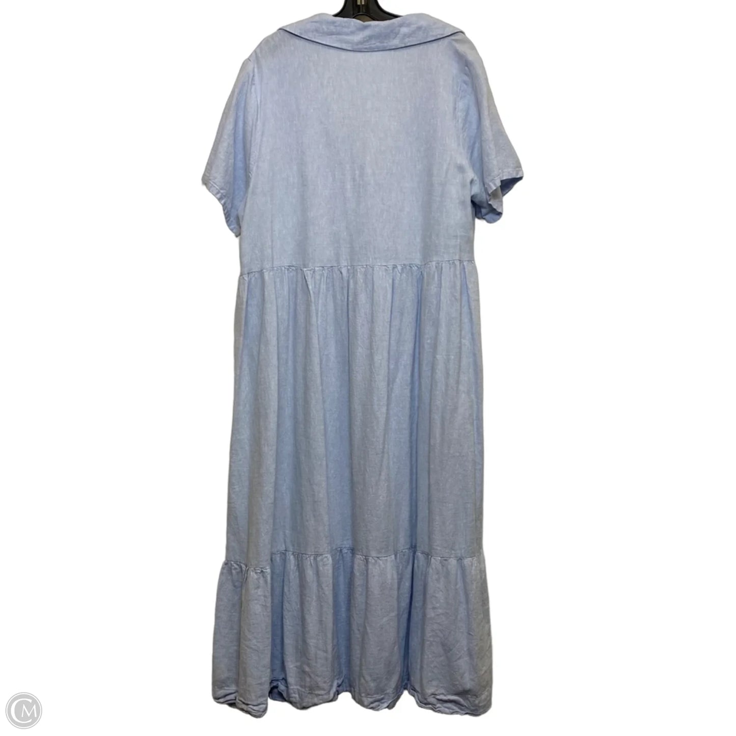 Dress Casual Maxi By Nicole By Nicole Miller In Blue, Size: 2x
