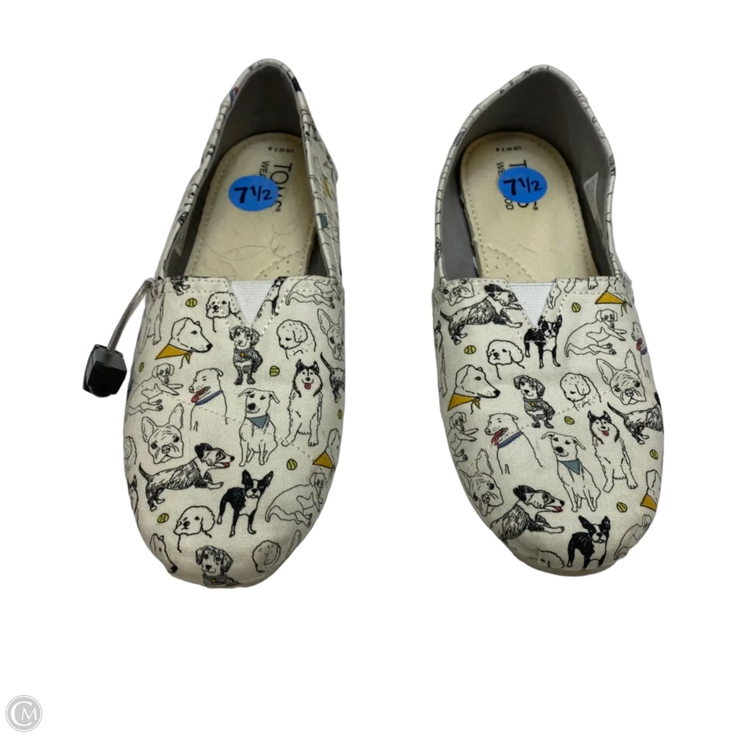 Shoes Flats By Toms In White, Size: 7.5