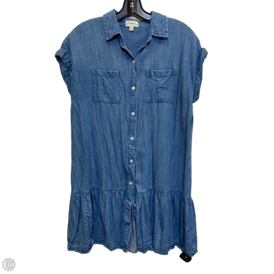 Dress Casual Short By Wonderly In Blue, Size: Xs
