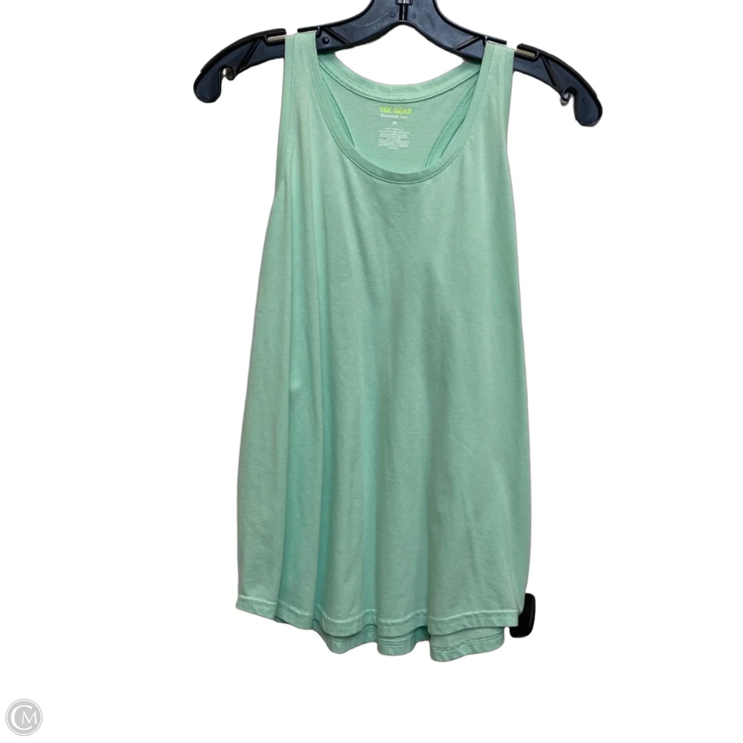 Athletic Tank Top By Tek Gear In Green, Size: M