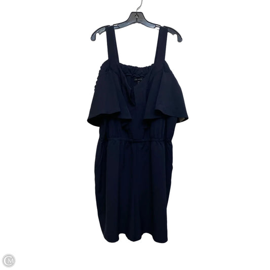 Romper By Lane Bryant In Navy, Size: 3x