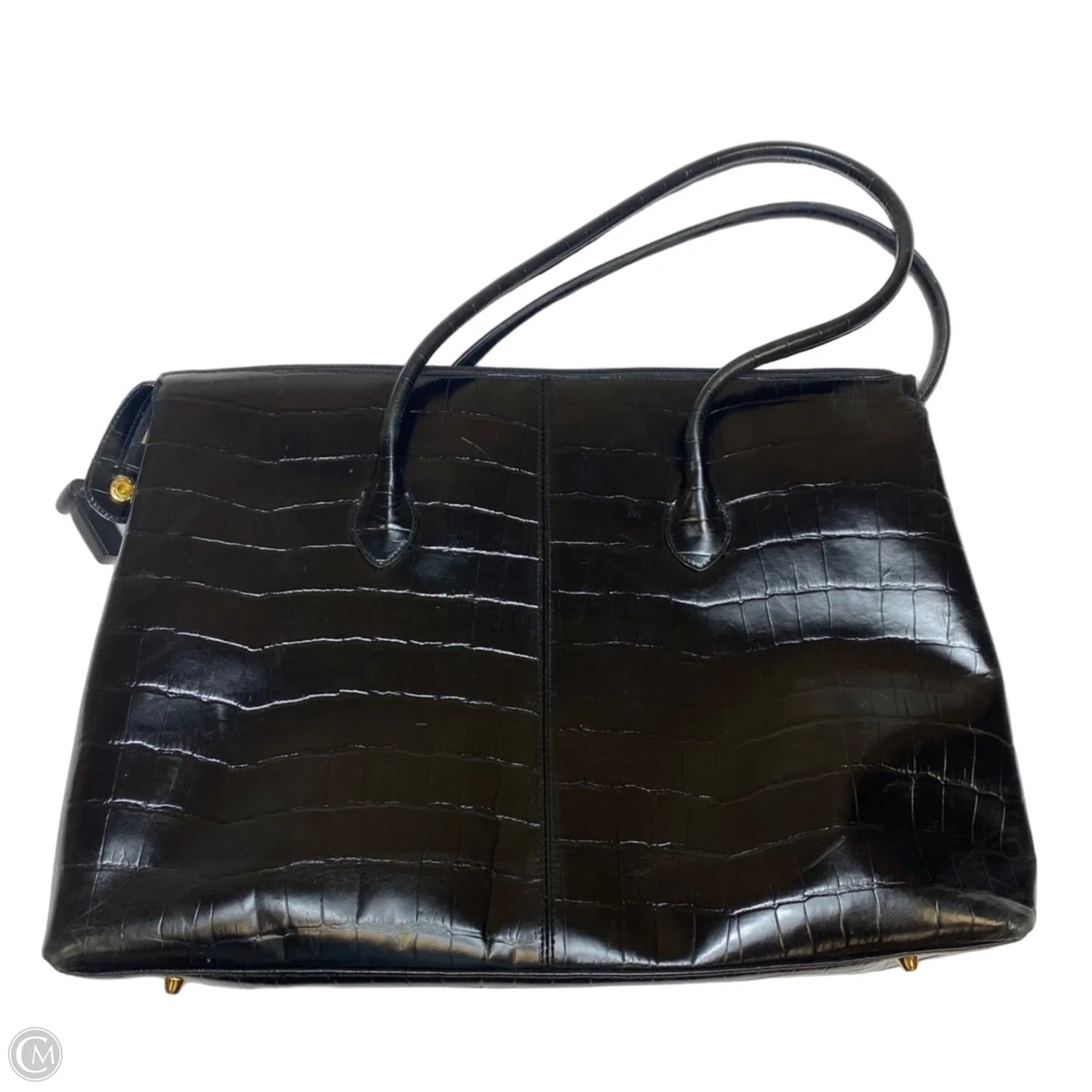 Handbag Leather By Etienne Aigner, Size: Large