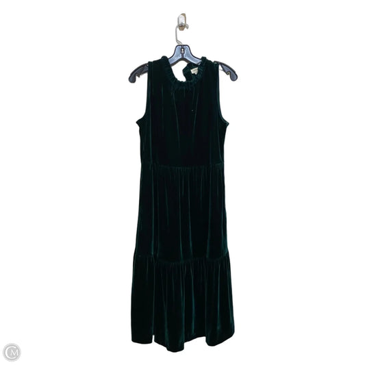 Dress Casual Midi By J. Crew In Green, Size: M