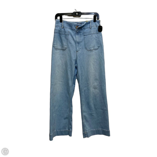 Jeans Wide Leg By Maeve In Blue Denim, Size: 12