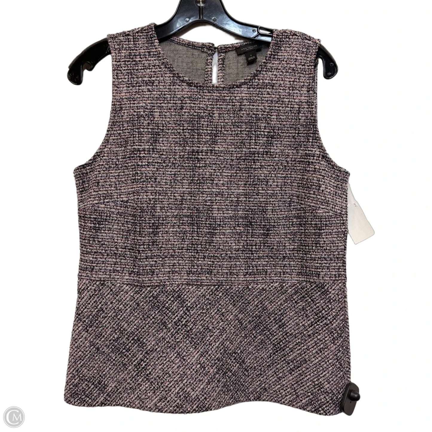 Top Sleeveless By Ann Taylor In Purple, Size: S