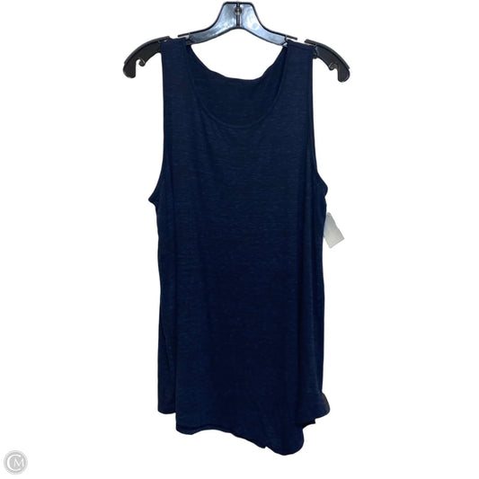 Top Sleeveless By Apt 9 In Blue, Size: L