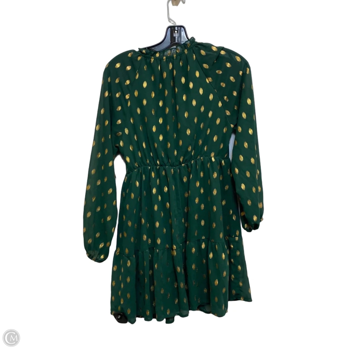 Dress Casual Short By Kirundo In Green, Size: Xs
