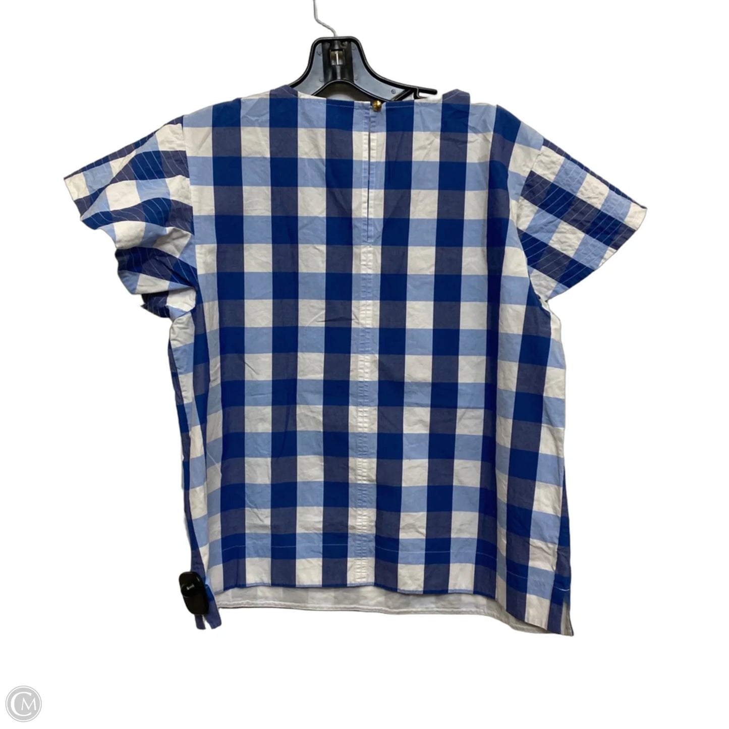 Top Short Sleeve By Draper James In Blue, Size: L