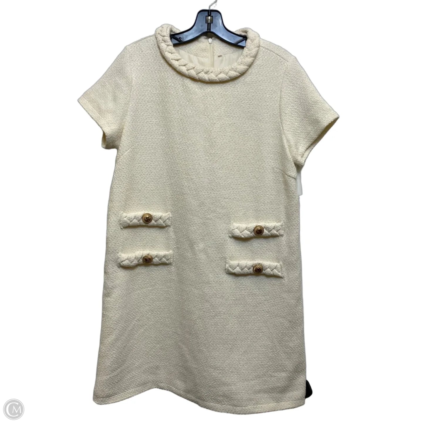 Dress Casual Short By Cmf In Cream, Size: M