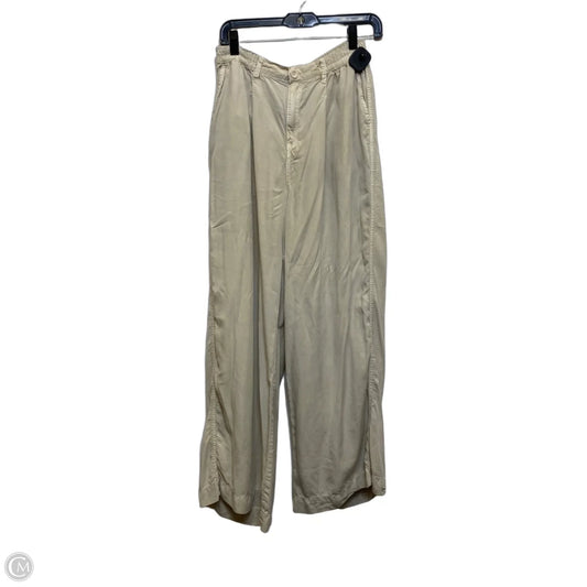 Pants Wide Leg By Aerie In Tan, Size: M
