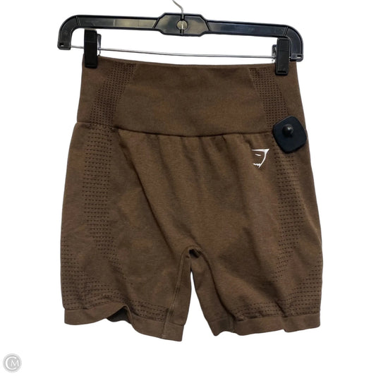 Athletic Shorts By Gym Shark In Brown, Size: M