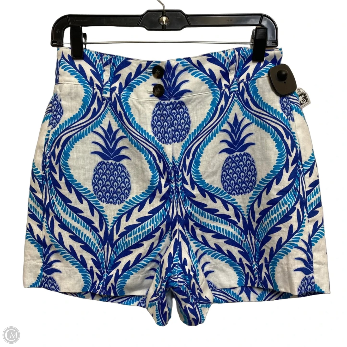 Shorts By Boden In Blue & White, Size: 6