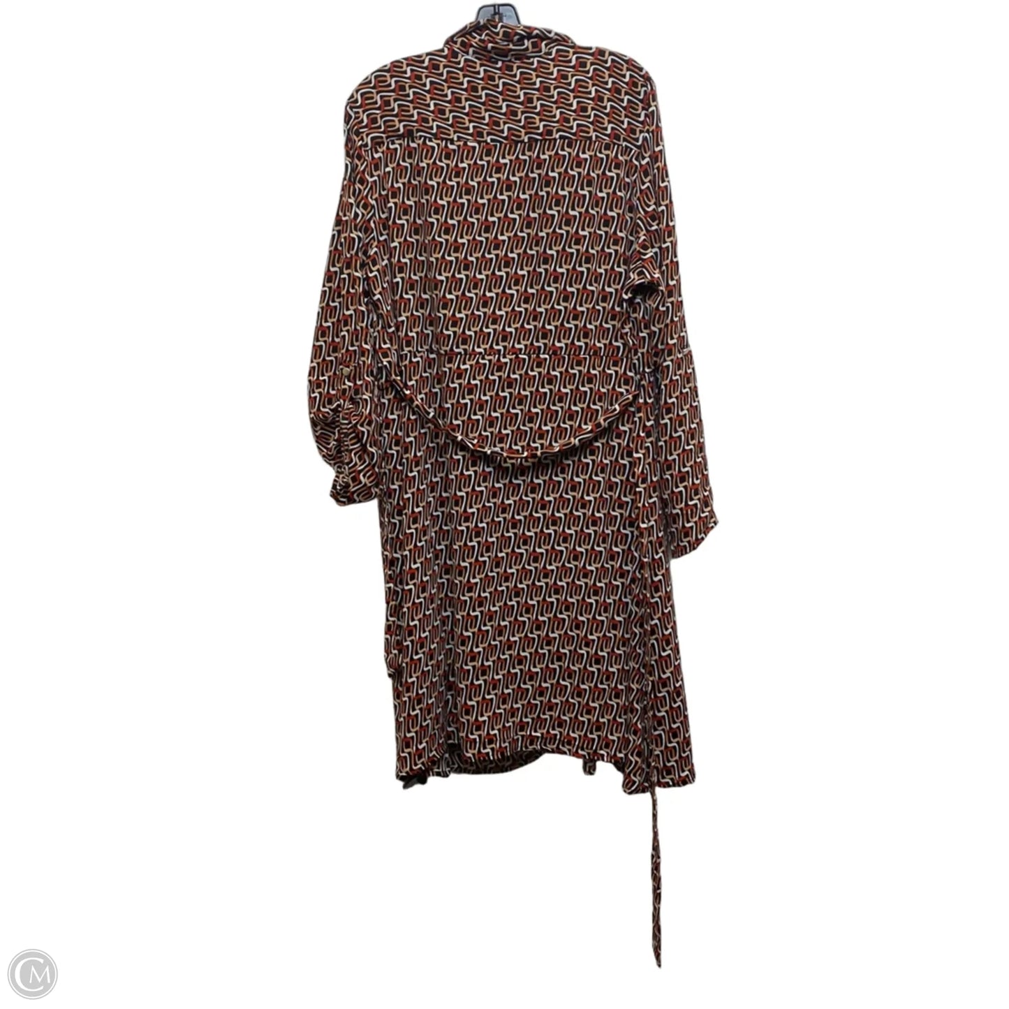 Dress Casual Short By Ny Collection In Black & Brown, Size: 3x