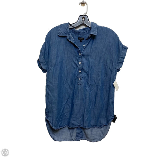 Top Short Sleeve By Talbots In Blue, Size: S