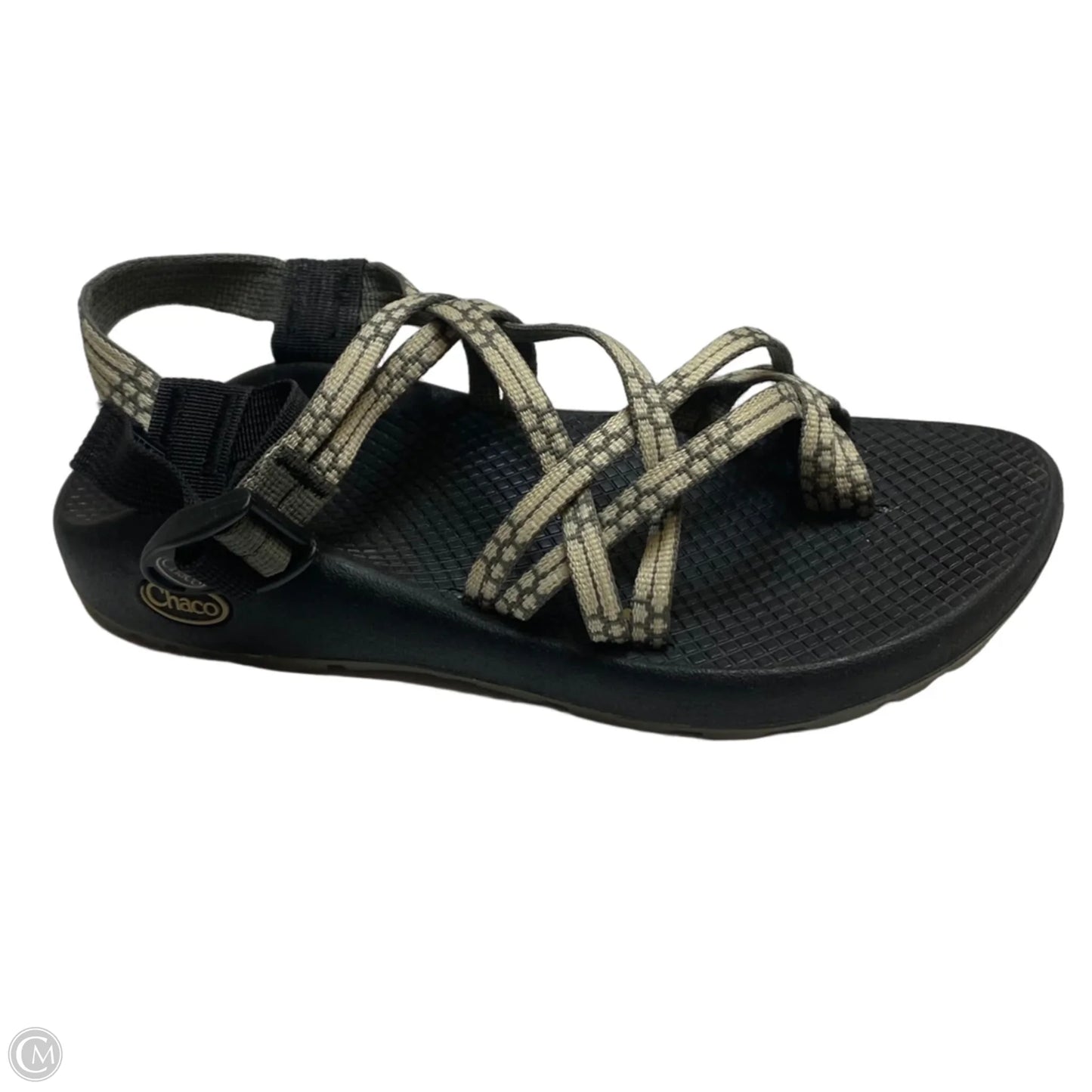 Sandals Flats By Chacos In Black & Grey, Size: 8