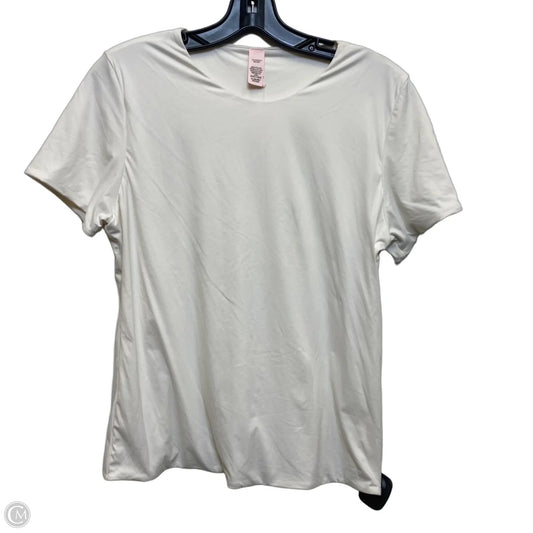 Top Short Sleeve Basic By Victorias Secret In Cream, Size: Xl