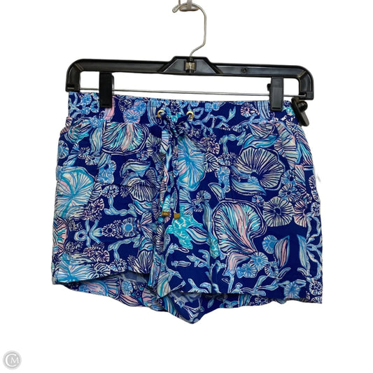 Shorts Designer By Lilly Pulitzer In Blue, Size: Xxs