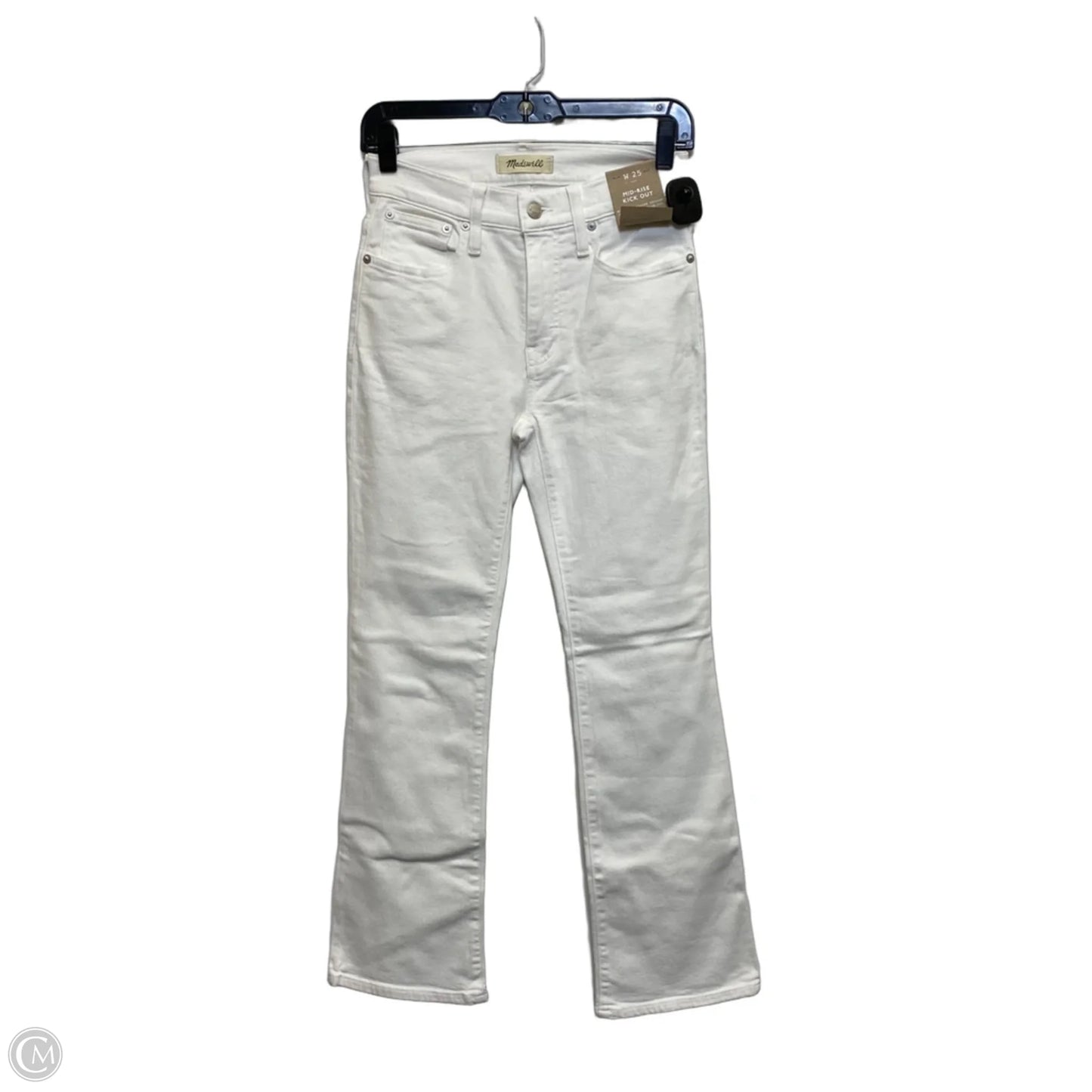 Jeans Skinny By Madewell In White Denim, Size: 2