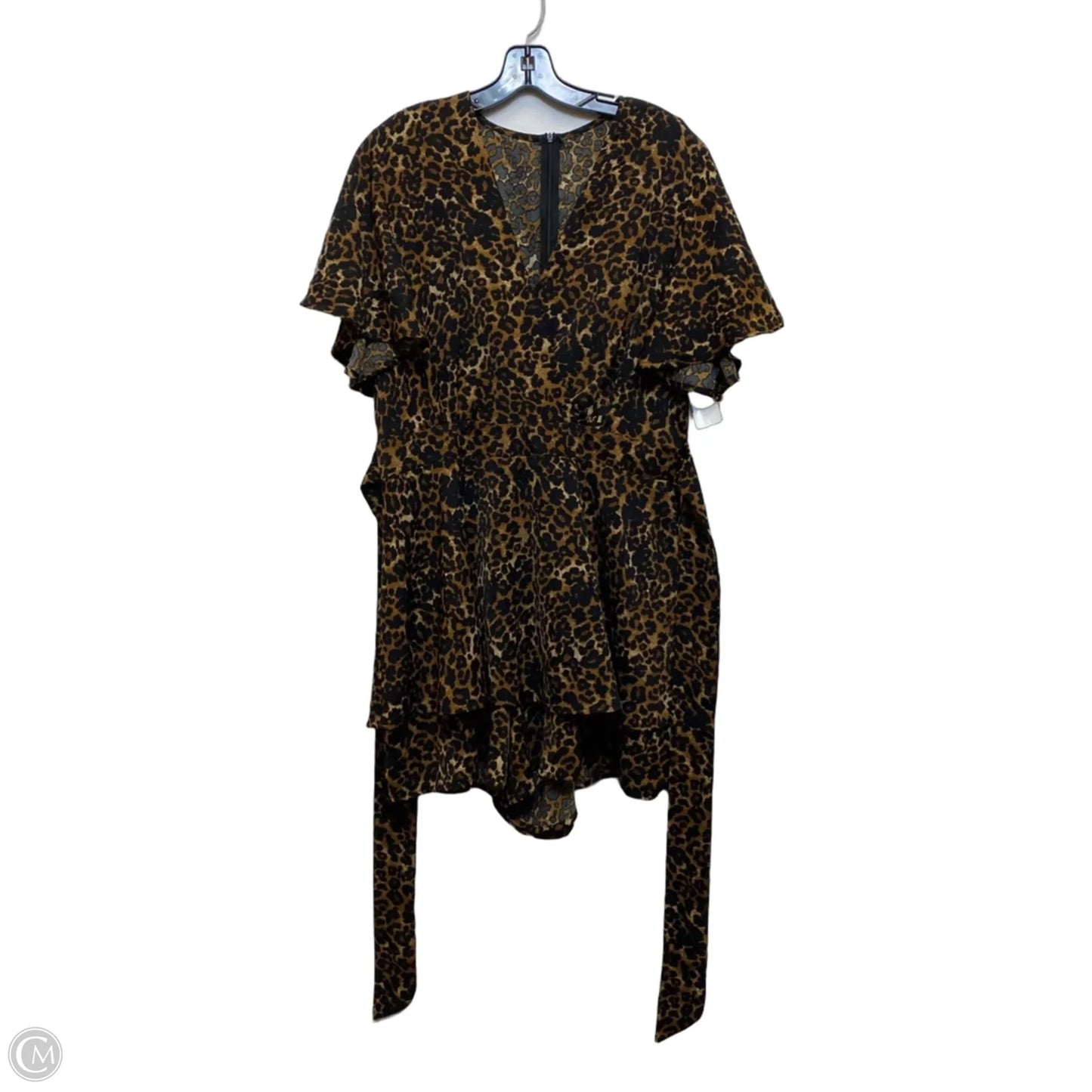 Romper By Cmf In Animal Print, Size: Xl