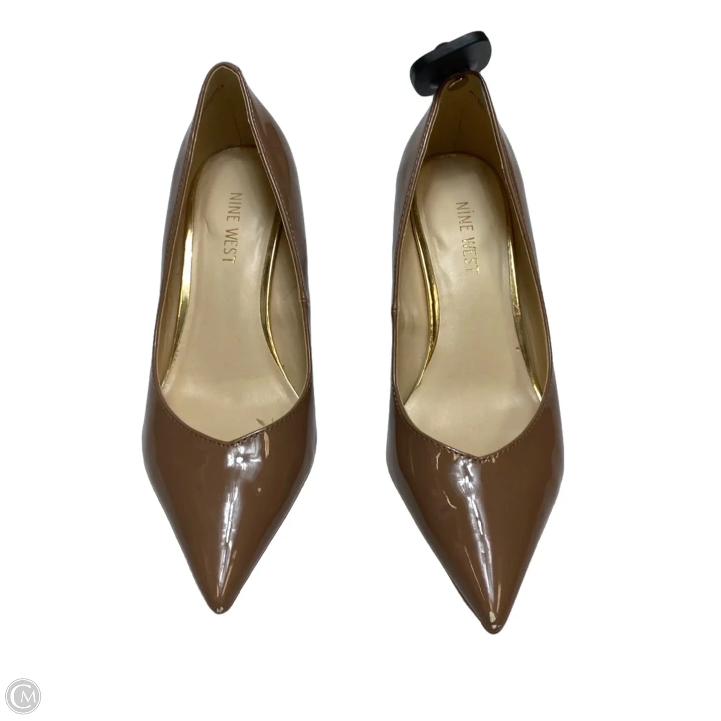 Shoes Heels Kitten By Nine West In Tan, Size: 7