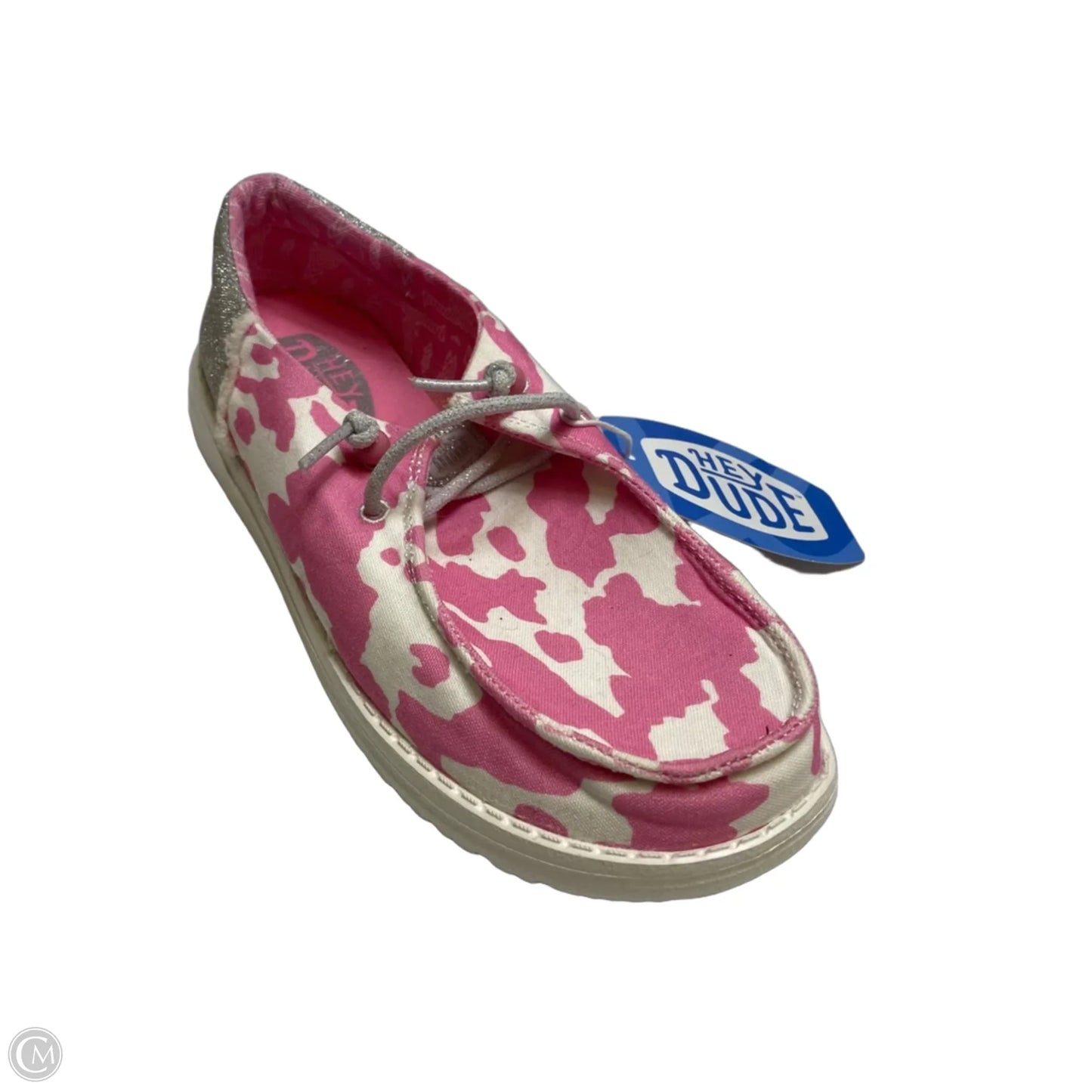 Shoes Flats By Hey Dude In Pink, Size: 6