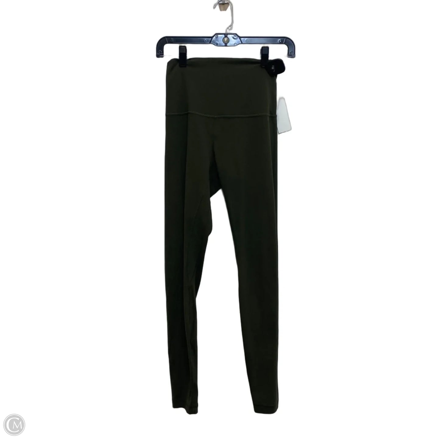 Athletic Leggings Designer By Lululemon In Green, Size: S
