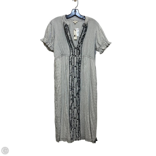 Dress Casual Midi By Pilcro In Black & White, Size: M